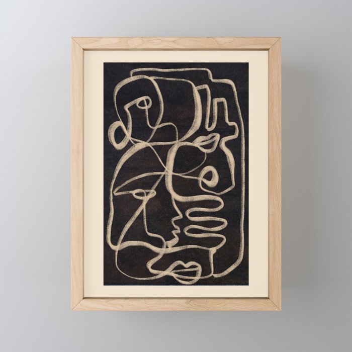 Abstract line art 206 Mini Art Print Gallery Image 1