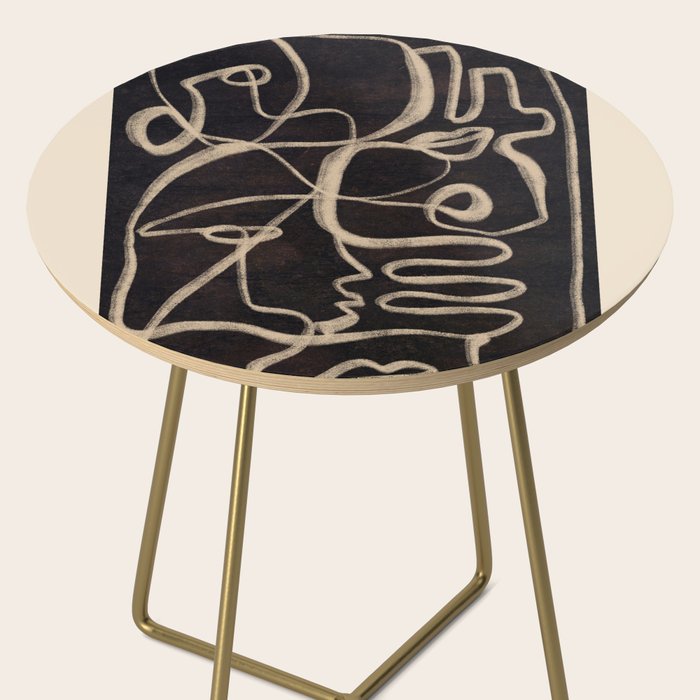 Abstract line art 206 Side Table Gallery Image 2