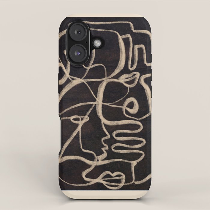 Abstract line art 206 iPhone Case Gallery Image 1