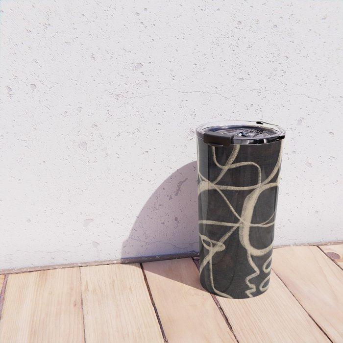 Abstract line art 206 Travel Mug Gallery Image 4