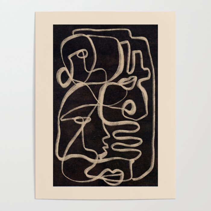Abstract line art 206 Poster Gallery Image 1