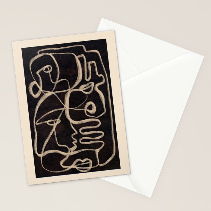 Abstract line art 206 Stationery Card Gallery Image 2