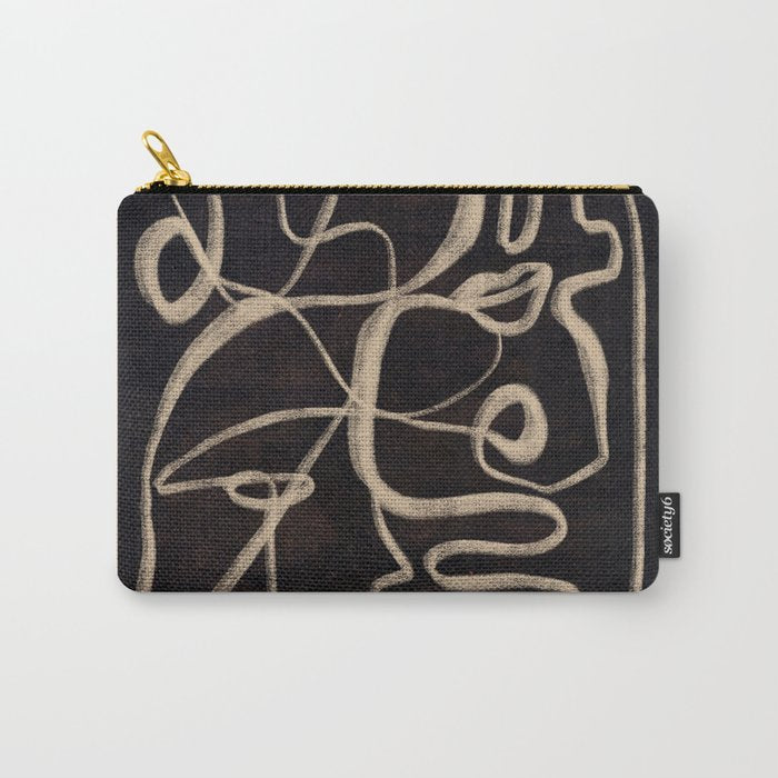 Abstract line art 206 Carry All Pouch Gallery Image 1