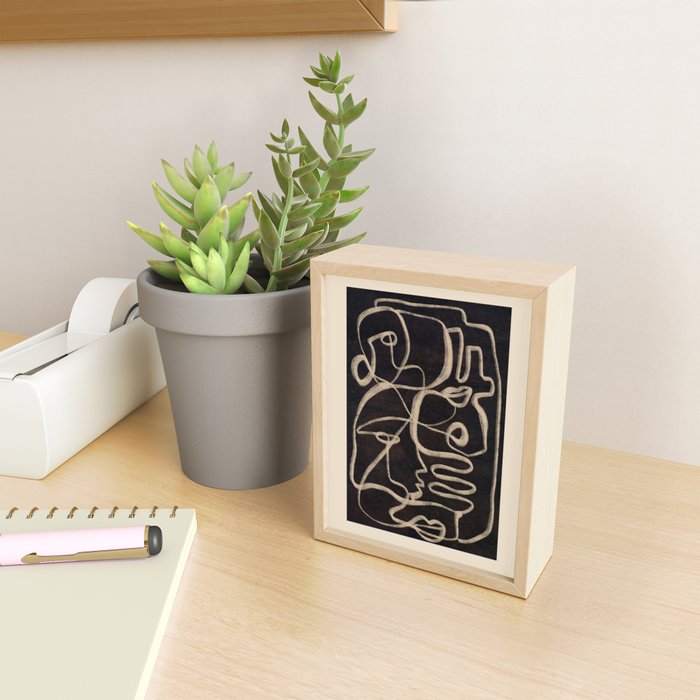 Abstract line art 206 Mini Art Print Gallery Image 2