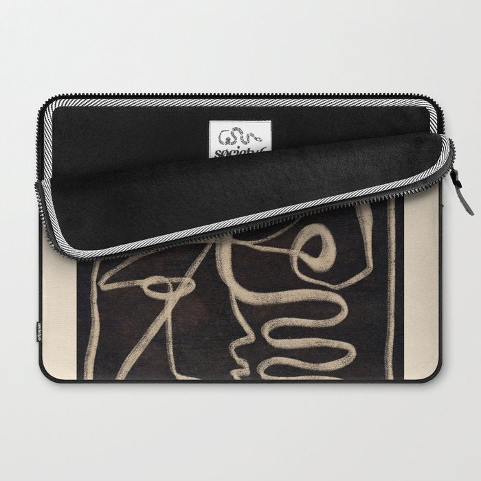 Abstract line art 206 Laptop Sleeve Gallery Image 2