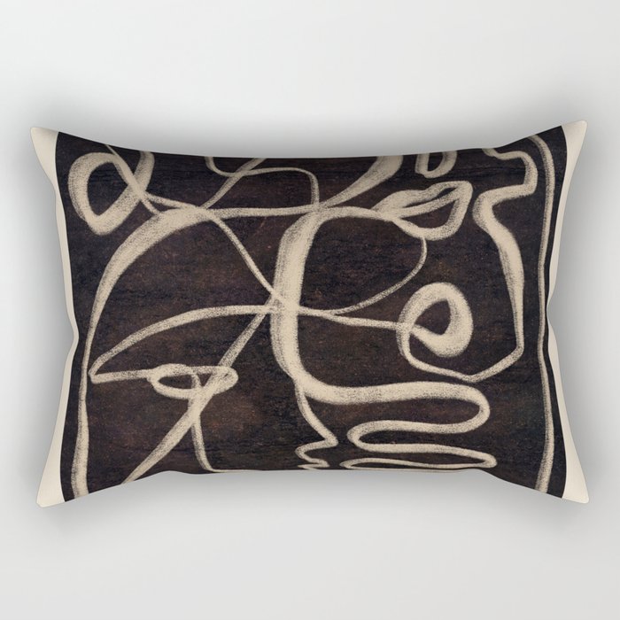 Abstract line art 206 Rectangular Pillow Gallery Image 2