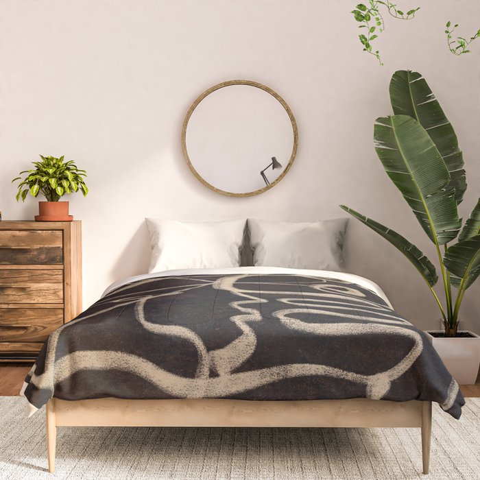 Abstract line art 206 Comforter Gallery Image 3