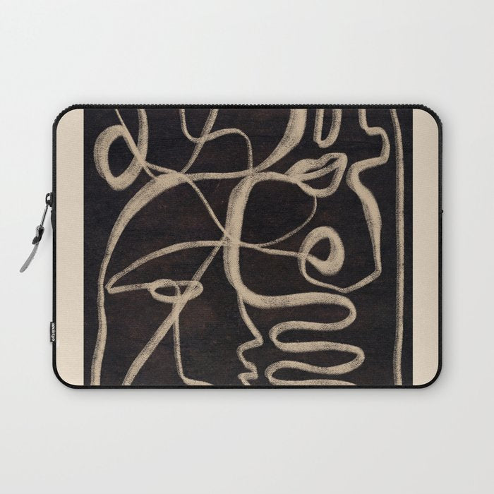 Abstract line art 206 Laptop Sleeve Gallery Image 1