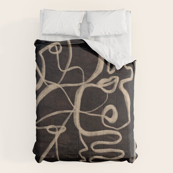 Abstract line art 206 Comforter Gallery Image 6