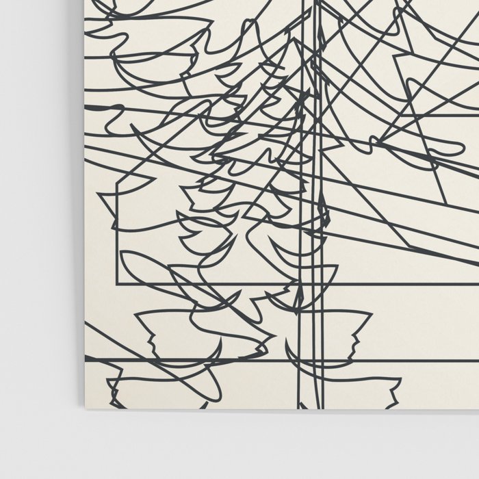 Minimal Line Mountain Beauty I Poster Gallery Image 3