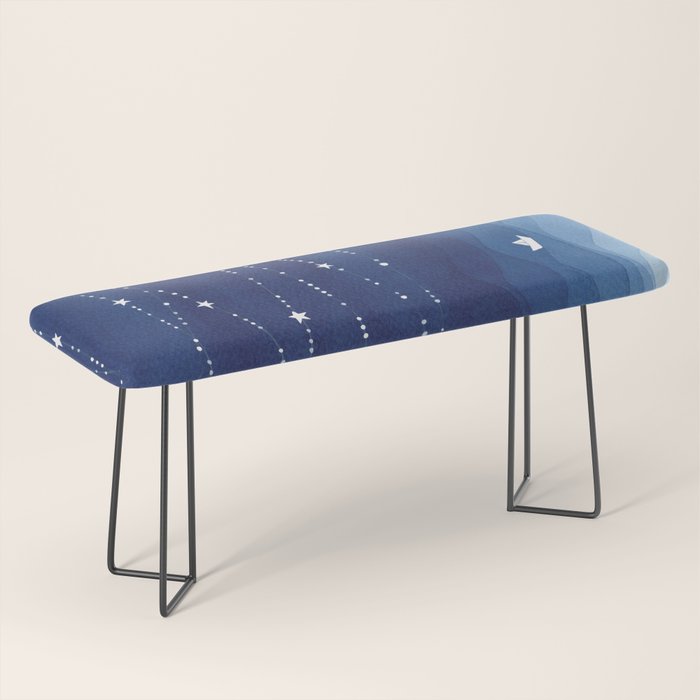 Garland of Stars IV, night sky Bench Gallery Image 1