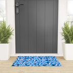 Mediterramean blue vase and leaves Welcome Mat Gallery Image 3