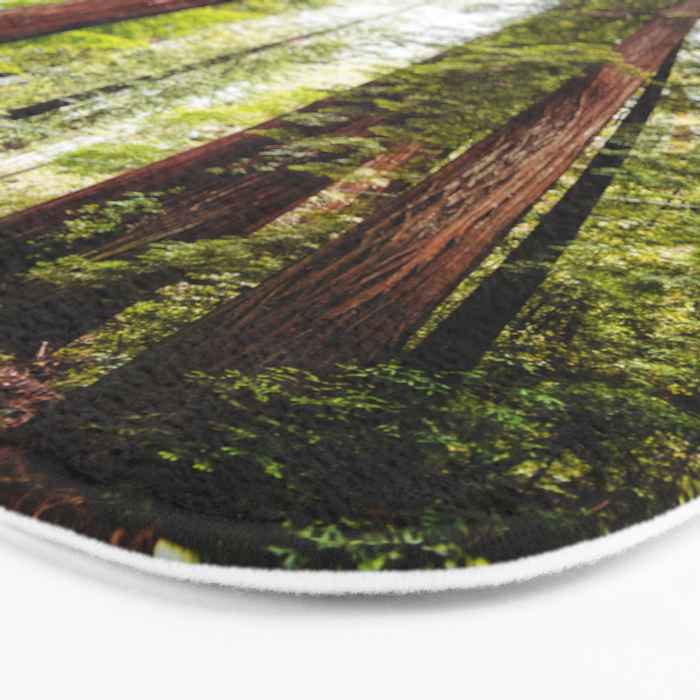 humboldt redwood forest Bath Mat Gallery Image 3