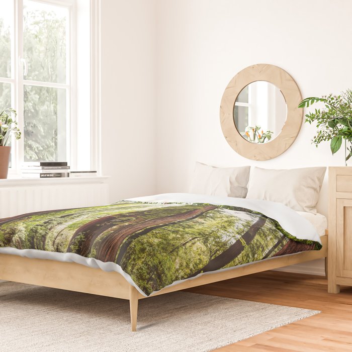humboldt redwood forest Duvet Cover Gallery Image 2