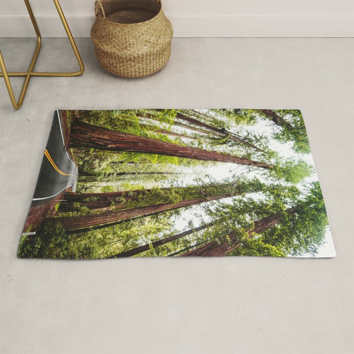 humboldt redwood forest Rug Gallery Image 1
