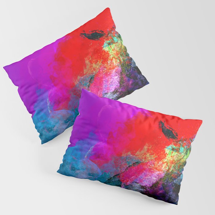 Enchantment, Abstract Painting Pillow Sham Gallery Image 3
