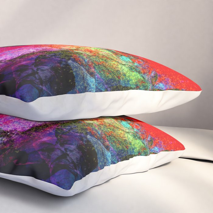 Enchantment, Abstract Painting Pillow Sham Gallery Image 3