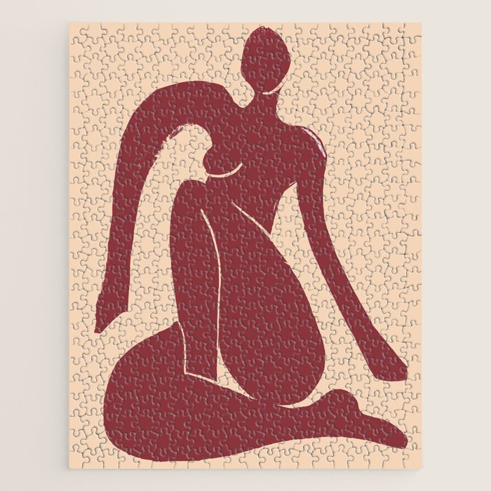 Abstract Art Female Figure 30 Jigsaw Puzzle Gallery Image 1