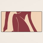 Abstract Art Female Figure 30 Desk Mat Gallery Image 3