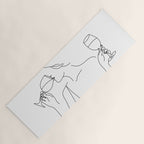 Double Fisting Wine Yoga Mat Gallery Image 1