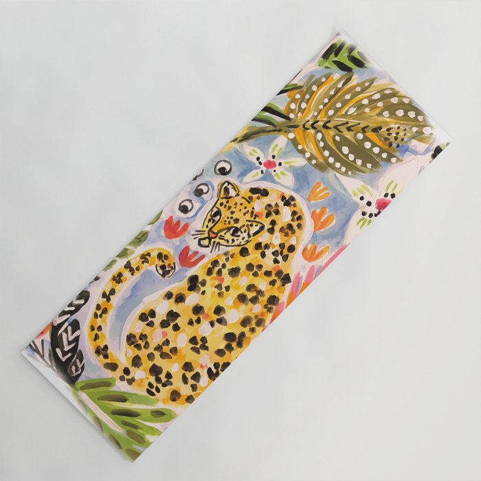 Tiger Leopard by Karen Fields Yoga Mat Gallery Image 1