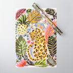 Tiger Leopard by Karen Fields Wrapping Paper Gallery Image 1