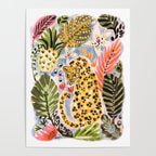 Tiger Leopard by Karen Fields Poster Gallery Image 4