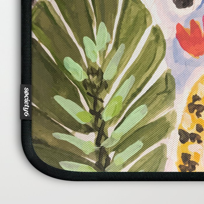 Tiger Leopard by Karen Fields Laptop Sleeve Gallery Image 3
