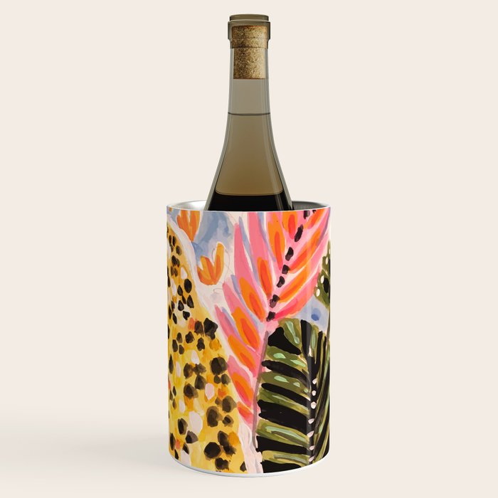 Tiger Leopard by Karen Fields Wine Chiller Gallery Image 3