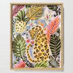 Tiger Leopard by Karen Fields Serving Tray Gallery Image 1