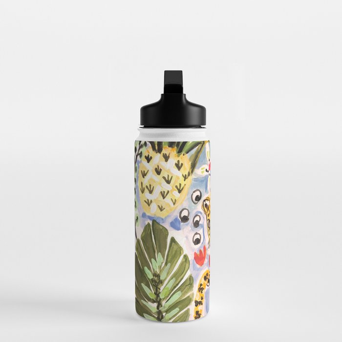 Tiger Leopard by Karen Fields Water Bottle Gallery Image 3