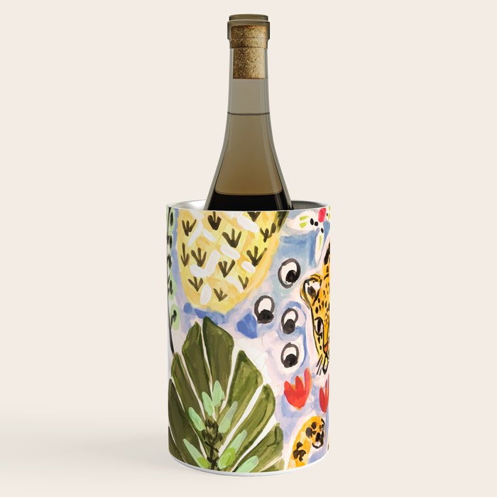 Tiger Leopard by Karen Fields Wine Chiller Gallery Image 2