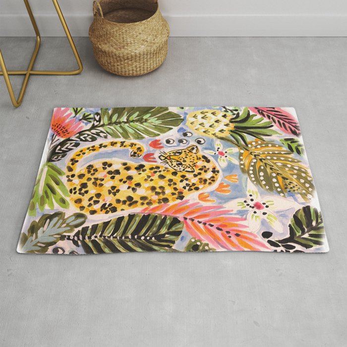Tiger Leopard by Karen Fields Rug Gallery Image 1