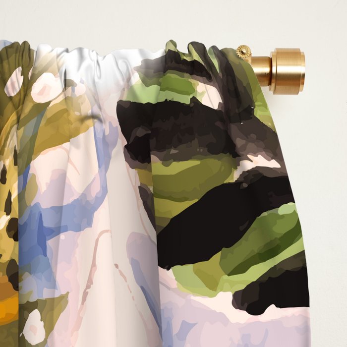 Tiger Leopard by Karen Fields Window Curtain Gallery Image 2