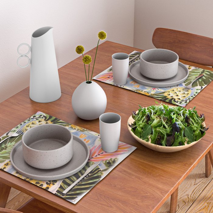 Tiger Leopard by Karen Fields Placemat Gallery Image 2