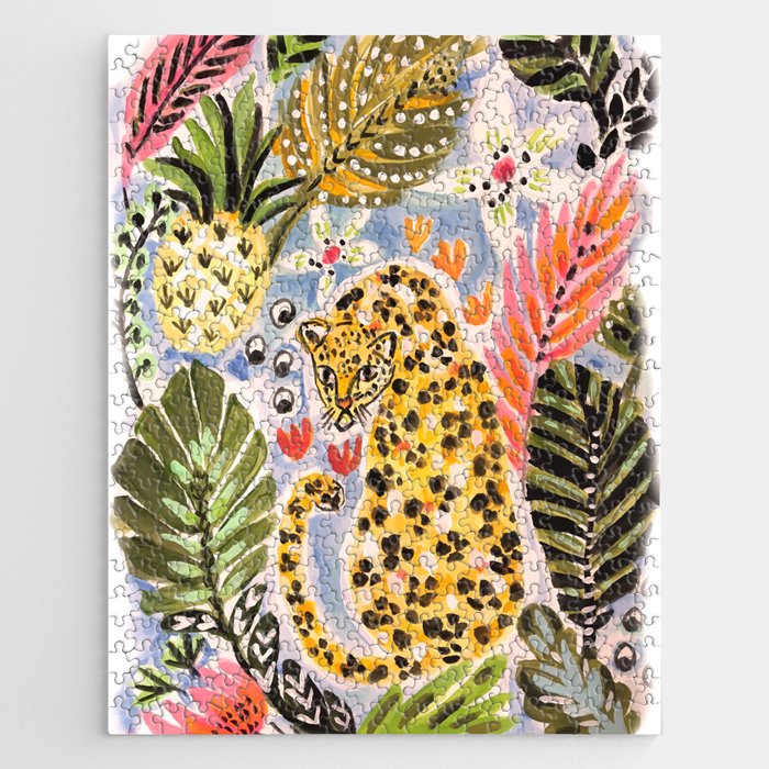 Tiger Leopard by Karen Fields Jigsaw Puzzle Gallery Image 1
