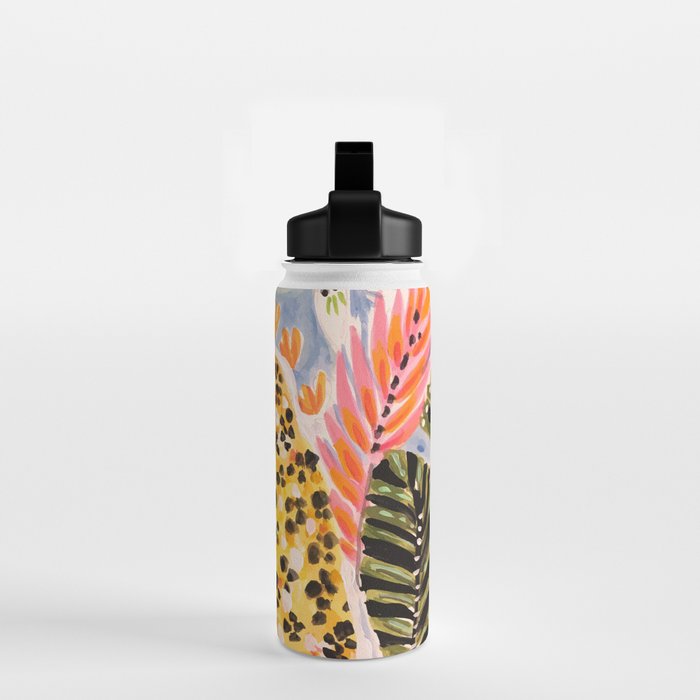 Tiger Leopard by Karen Fields Water Bottle Gallery Image 2