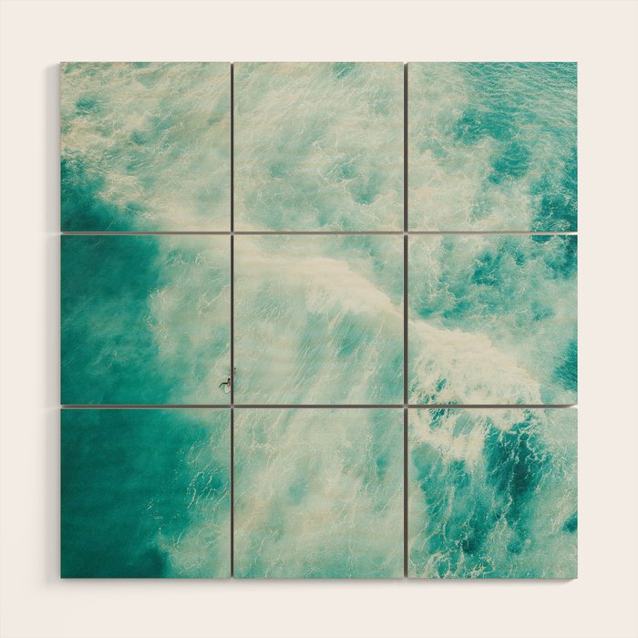 Beach Wave Wood Wall Art Gallery Image 1