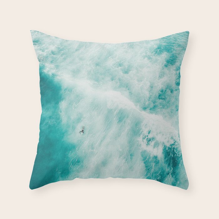 Beach Wave Throw Pillow Gallery Image 6
