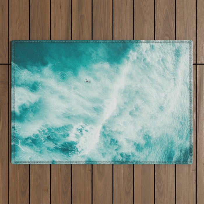 Beach Wave Outdoor Rug Gallery Image 1