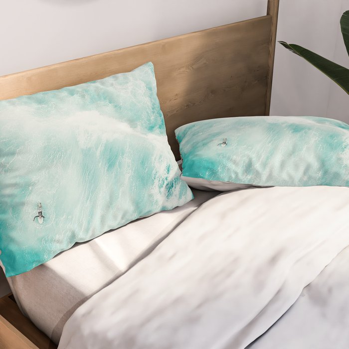 Beach Wave Pillow Sham Gallery Image 2