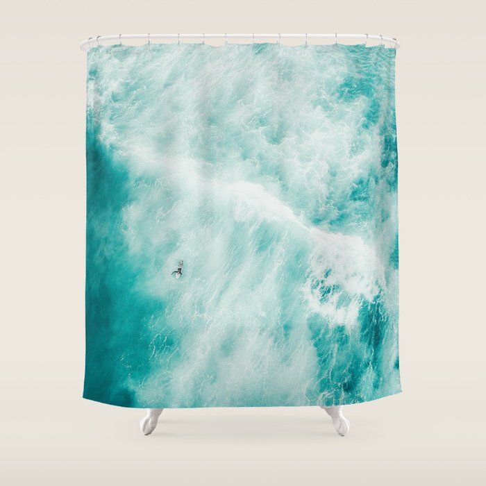 Beach Wave Shower Curtain Gallery Image 1