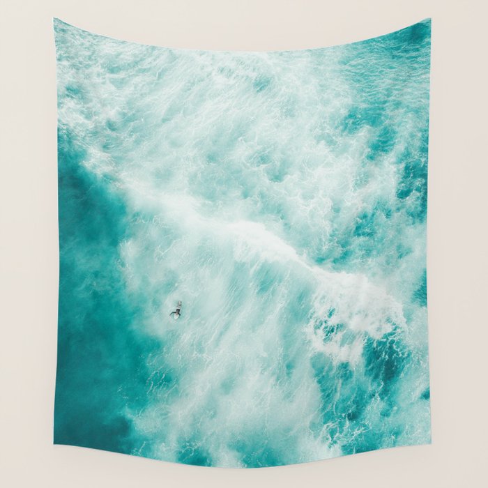 Beach Wave Wall Tapestry Gallery Image 1