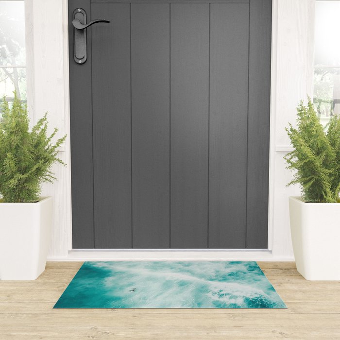 Beach Wave Welcome Mat Gallery Image 3