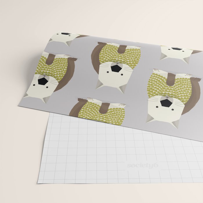 Whimsical Wombat Wrapping Paper Gallery Image 2