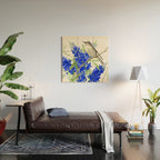 Texas State Bird and Flower, Mockingbird and Bluebonnet Wood Wall Art Gallery Image 2