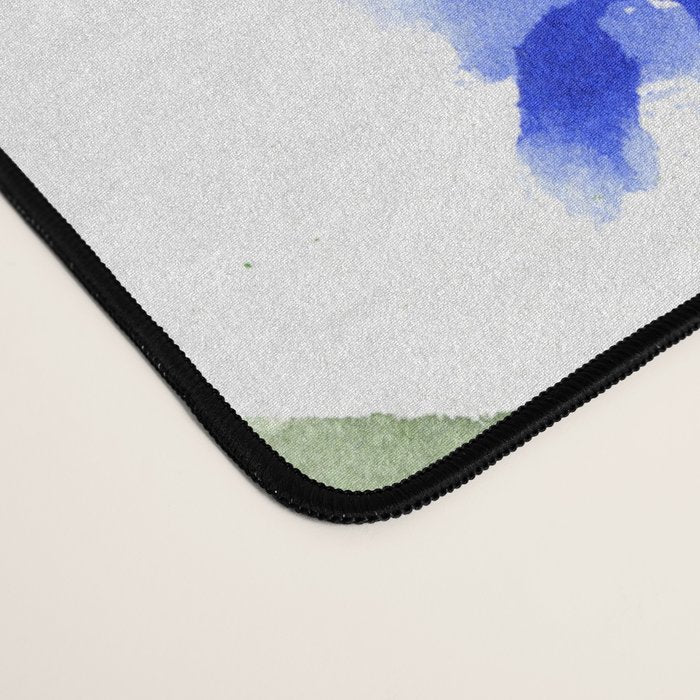 Texas State Bird and Flower, Mockingbird and Bluebonnet Desk Mat Gallery Image 4