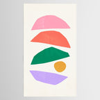 The Sundowner: Stacked Shapes 01 Tablecloth Gallery Image 2