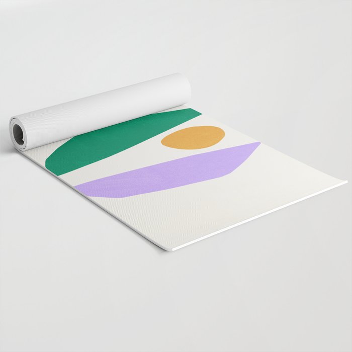The Sundowner: Stacked Shapes 01 Yoga Mat Gallery Image 2