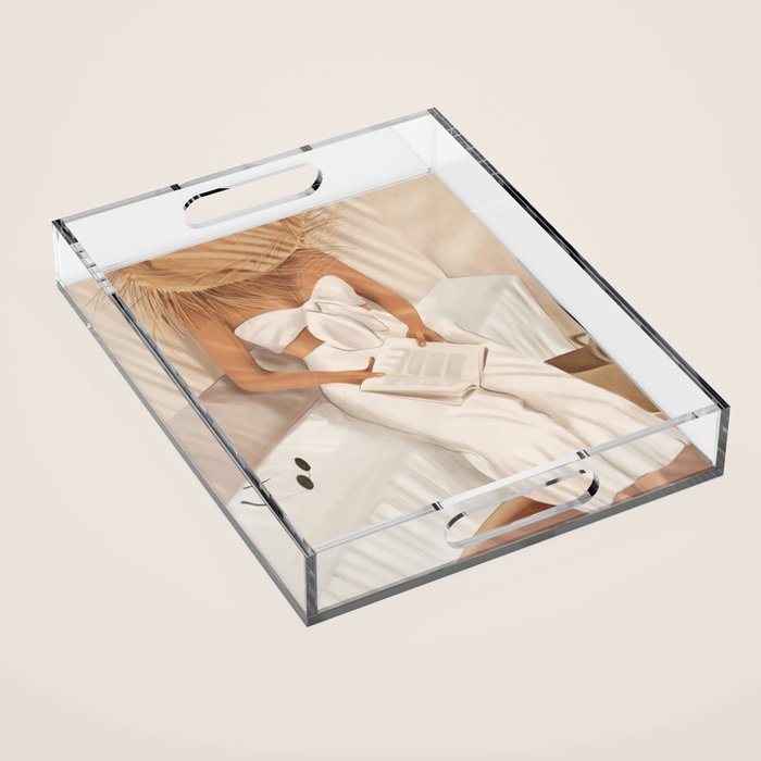Summer Reading II Acrylic Tray Gallery Image 1